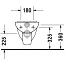 Duravit D-Code Compact Wand-Tiefspül-WC 480mm weiß 2211090000