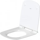 Duravit DuraStyle WC-Sitz abnehmbar, ohne SoftClose, Scharniere Edelstahl, weiß 0063710000