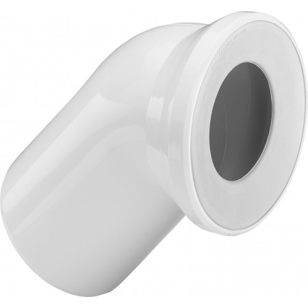 Stand-WC Anschlussbögen 22,5°, 45°, 90° Kunststoff weiß