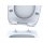 Pagette V.I.P. NEW WC-Sitz abnehmbar mit Absenkautomatik universelle Passfähigkeit weiß 794982002