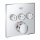 GROHE Grohtherm SmartControl Thermostat mit 3 Absperrventilen Fertigmontageset für Rapido SmartBox (35600/35604) chrom 29126000