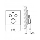 GROHE SmartControl Unterputzmischer mit 2 Absperrventilen Fertigset für Rapido SmartBox (35600/35604) chrom 29148000