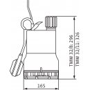 Wilo Schmutzwasser-Tauchmotorpumpe Drain TMW 32/8, 3m...