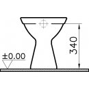 Vitra Norm Stand-Tiefspül-WC 540mm Abgang innen mit Hygiene Glasur weiß 6859L003-1030