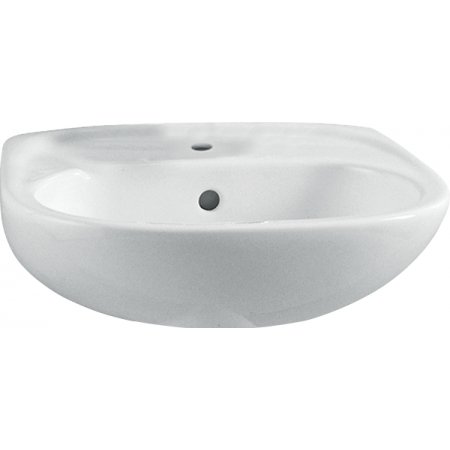 Vitra Norm Handwaschbecken 45cm mit Hygiene Glasur weiß 5078L003-1029