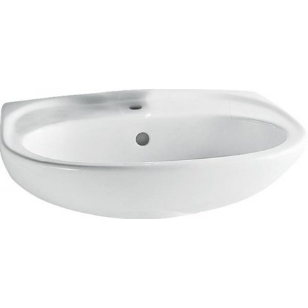 Vitra Norm Waschtisch 60cm mit Hygiene Glasur weiß 5088L003-1029