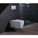 Geberit ONE Set Wand-Tiefspül-WC geschlossene Form spülrandlos Beschichtung und WC-Sitz mit Absenkautomatik 500.202.01.1