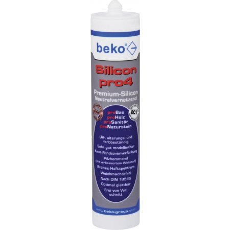 Beko Silikon pro4 Premium Universal 310 ml Sanitär Silicon