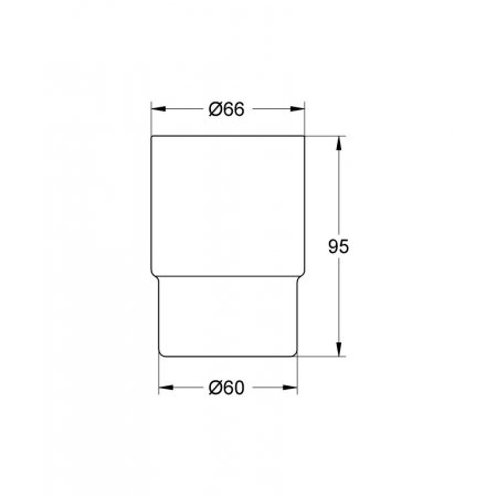 GROHE Glas Essentials 40372 passend für Halter Essentials Cube