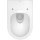 Duravit ME by Starck Set Wand-Tiefspül-WC spülrandlos mit Wondergliss Beschichtung und WC-Sitz mit Absenkautomatik weiß 45290900A11