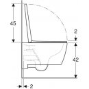 Geberit iCon Wand-Tiefspül-WC mit WC-Sitz, rimfree und geschlossene Form 501.664.00.8