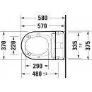 Duravit SensoWash D-Neo Kompakt Dusch-WC inklusive WC-Sitz 654000012004300