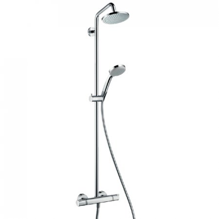 Hansgrohe Showerpipe Croma 160 Duschsystem mit Thermostat chrom 27135000